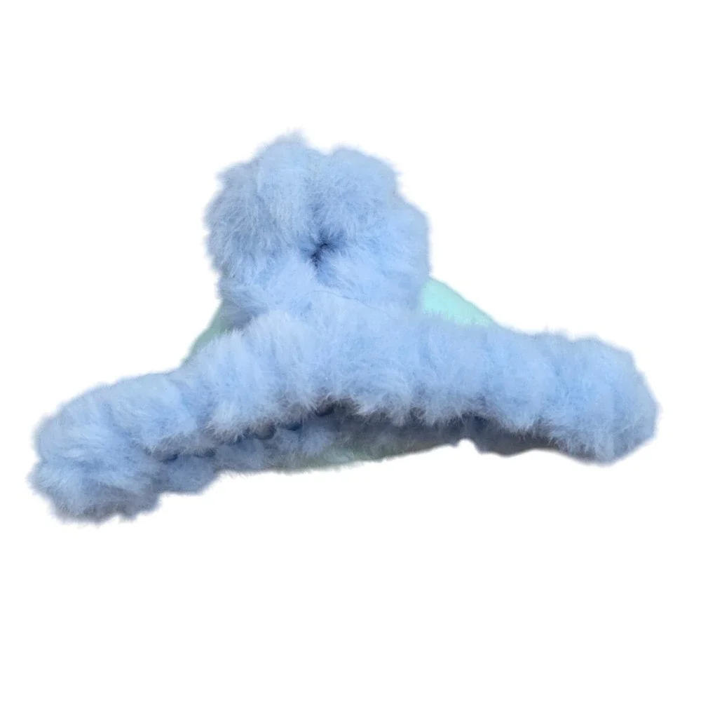 Labubu Style Fuzzy Hair Claw Clip Cute Kawaii‎ Aesthetic Hair Accessory Gift